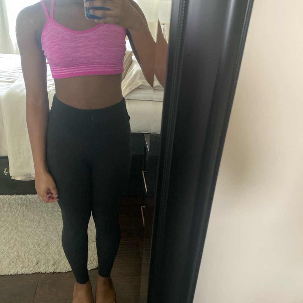 On the go black high waisted leggings